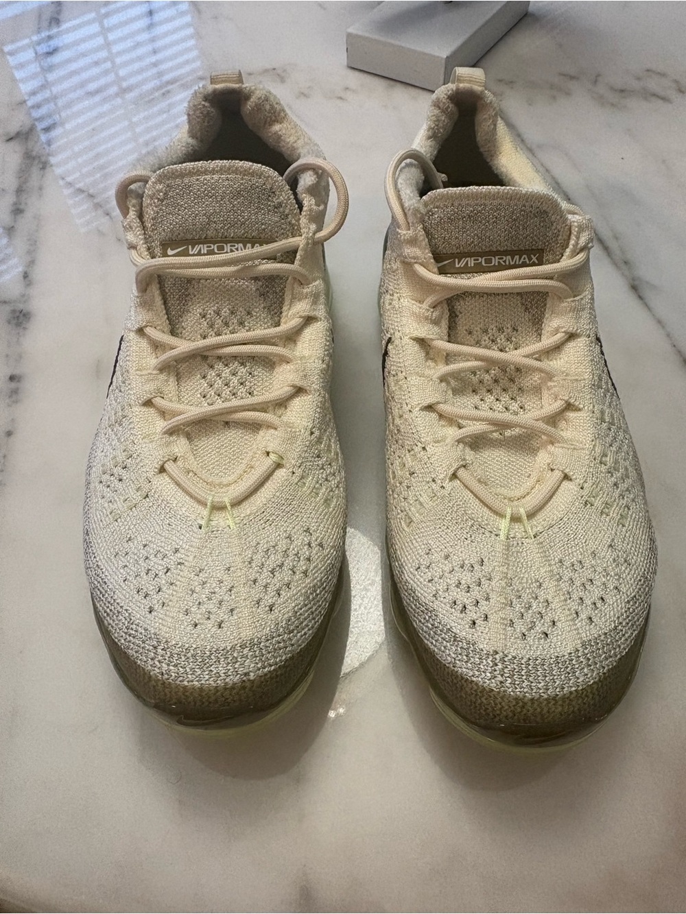 Nike VaporMax Flyknit Women’s Sneakers - Cream Beige